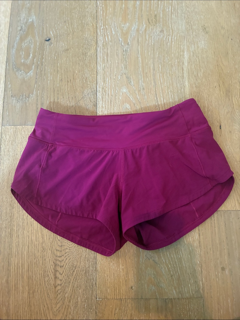 lululemon athletica Deep Pink Athletic Shorts